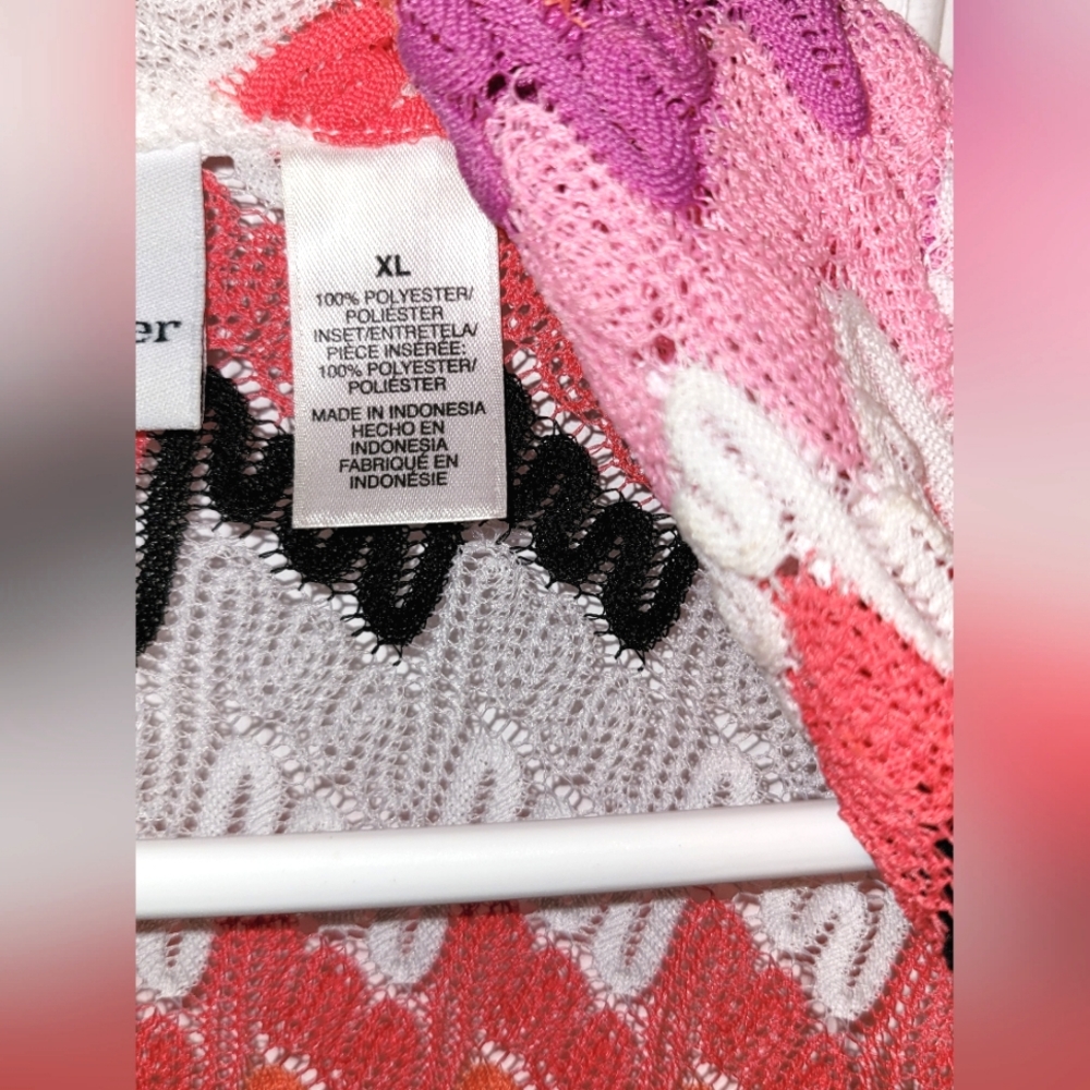 Alfred Dunner Multicolored Lightweight Open Front… - image 5